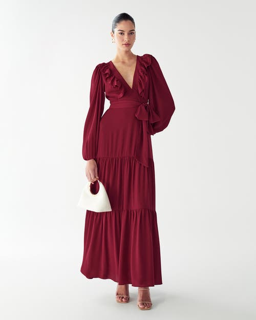 Willa Tylah Maxi Dress In Red