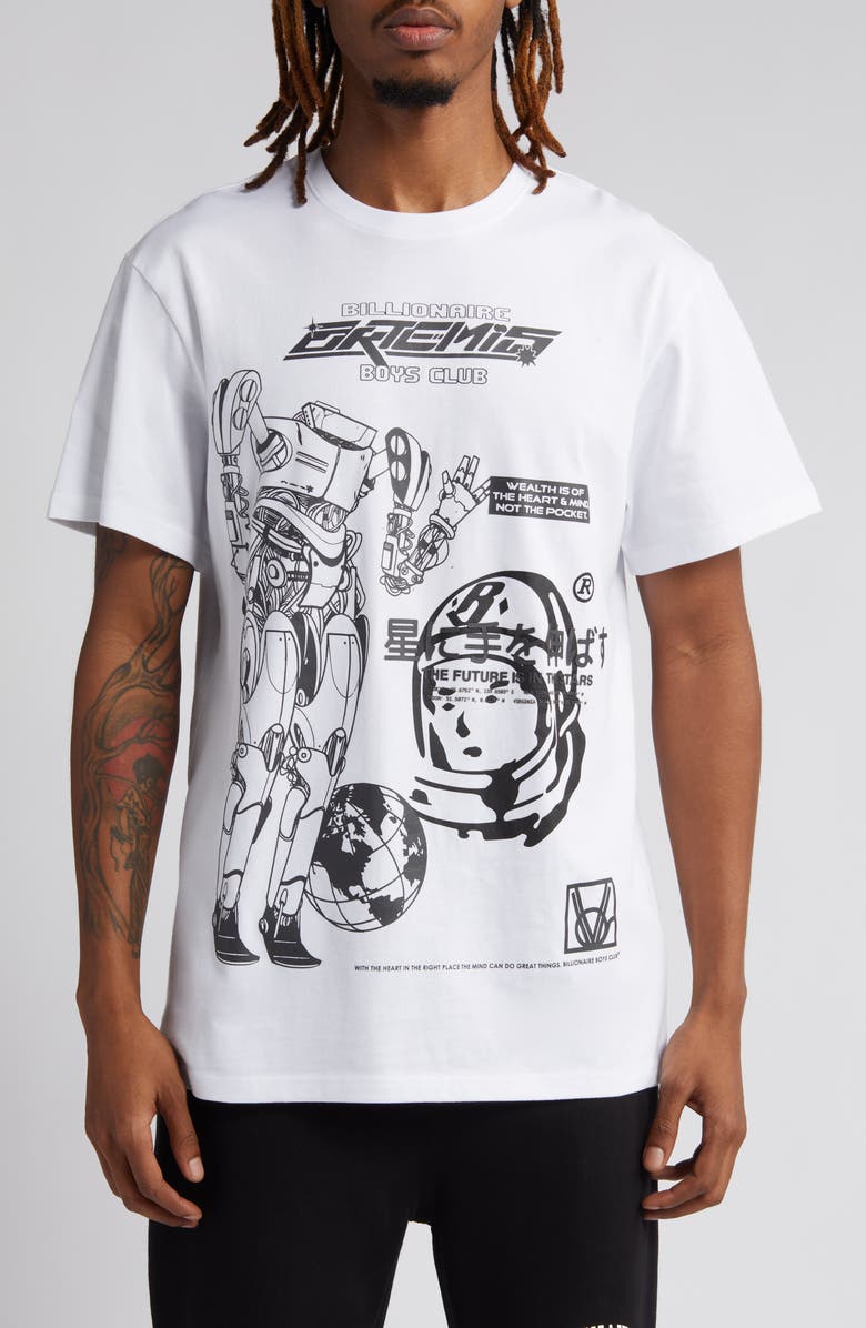 Billionaire Boys Club Peace Oversize Graphic T-Shirt, Main, color,
