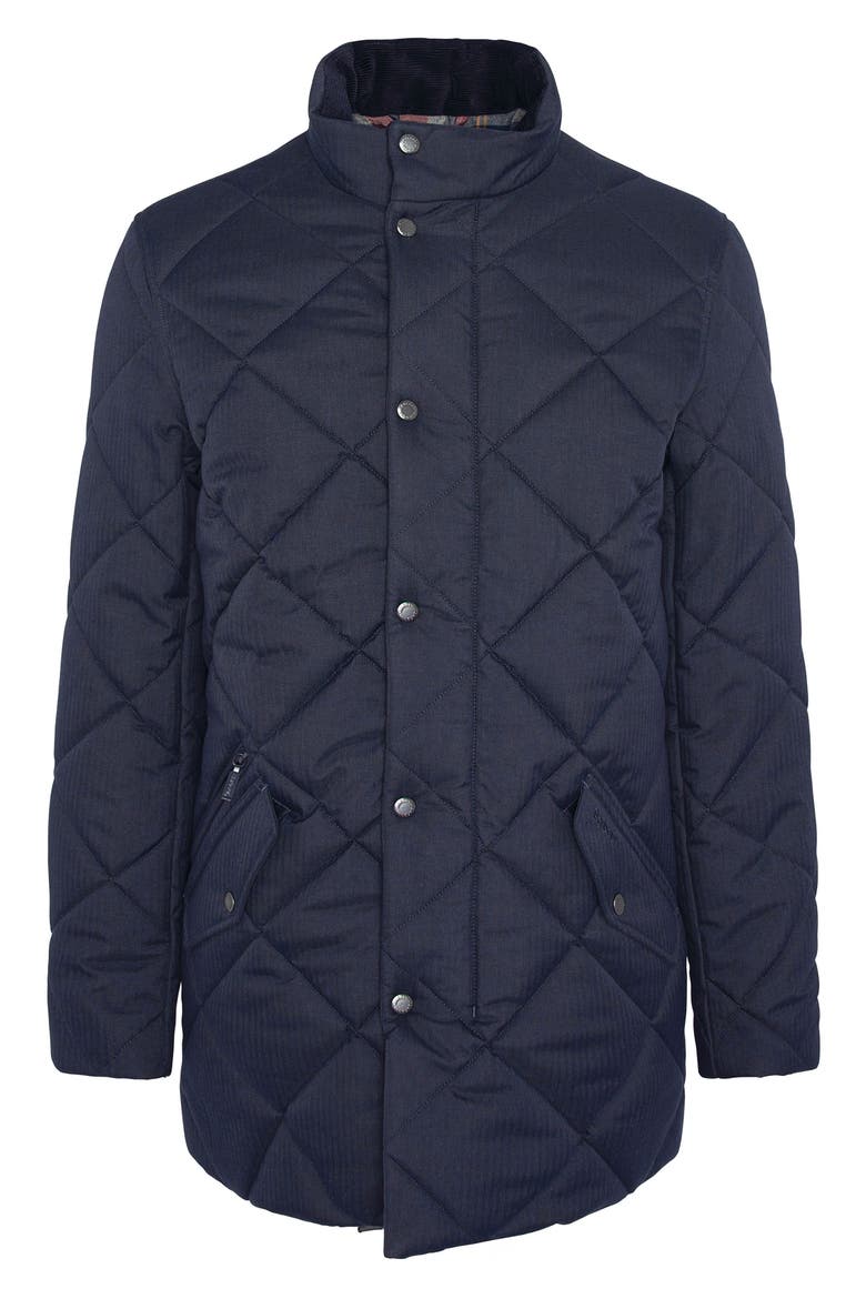 Stanford Chelsea Quilted Jacket, Alternate, color, DARK NAVY