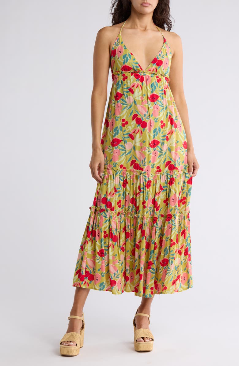 Lush Halter Midi Dress, Main, color,