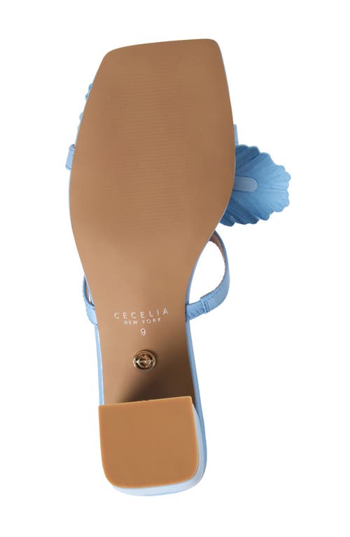 Cecelia New York Happy Leather Sandal In Blizzard Blue
