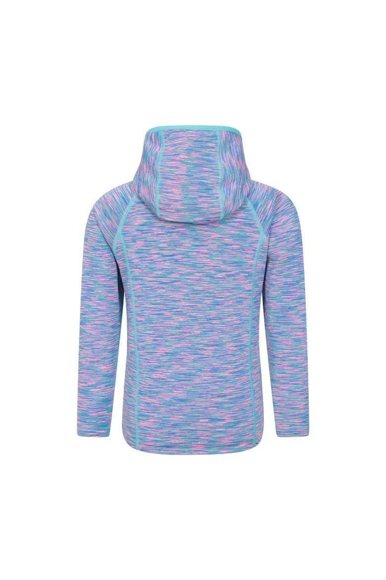 Childrens/Kids Kayleigh II Stripe Full Zip Hoodie, Alternate, color, Blue