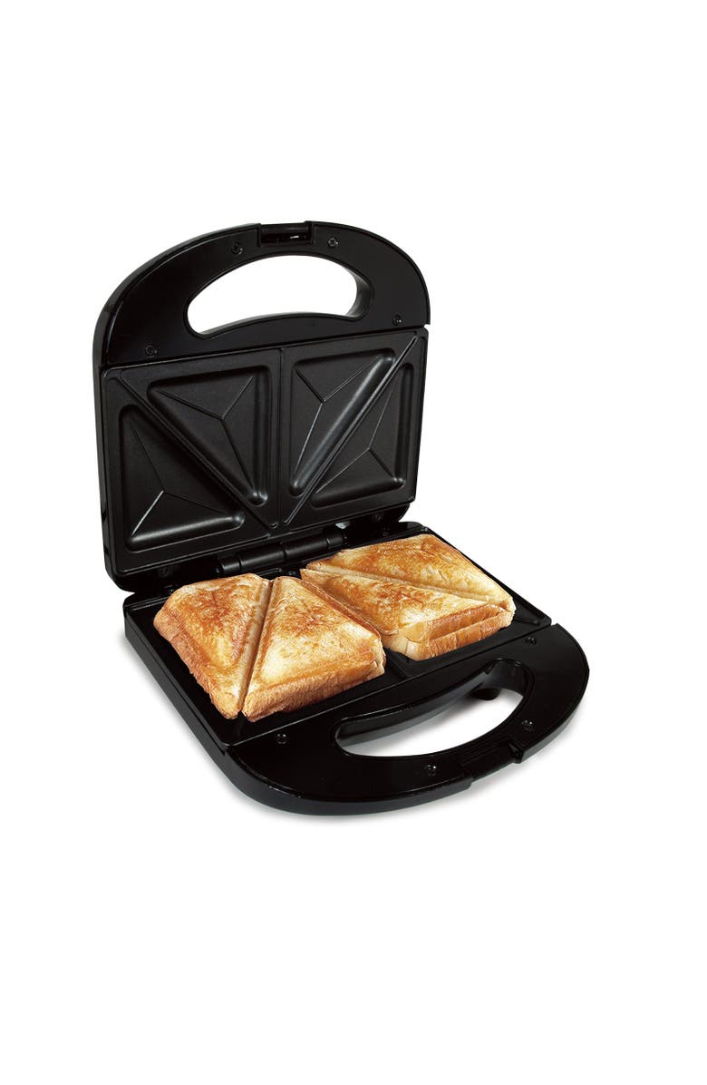 Better Chef Compact Nonstick Electric Sandwich Grill, Main, color, Black