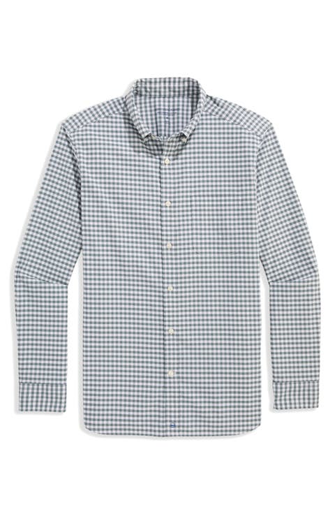Classic Fit On-The-Go brrrº Gingham Button-Down Shirt