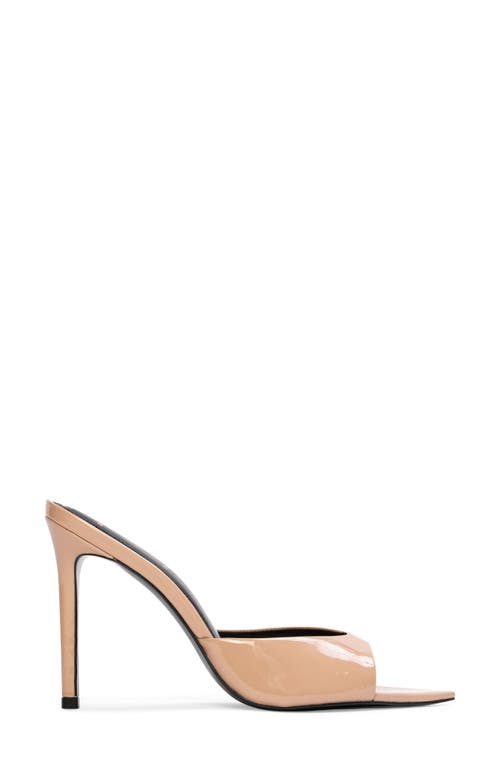 Black Suede Studio Brea Pointed Toe Sandal In Pink