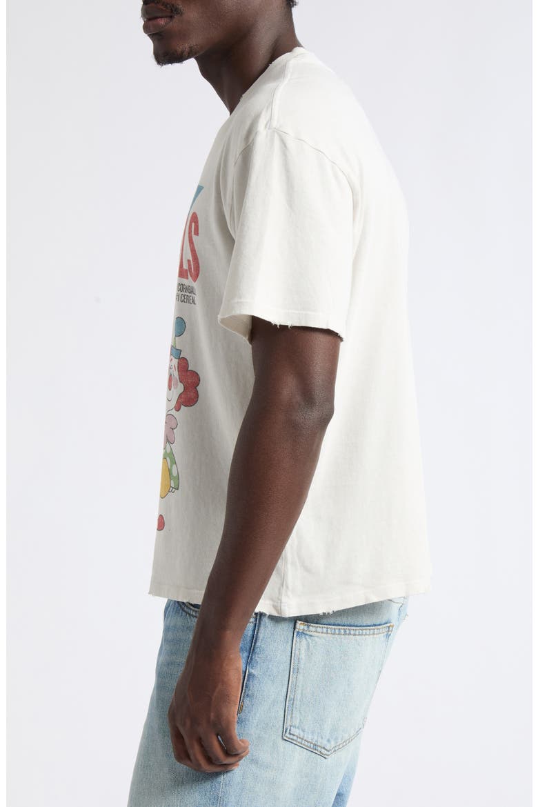 Cornballs Boxy Cotton Graphic T-Shirt, Alternate, color, EGG WHITE DJ VINTAGE JERSEY