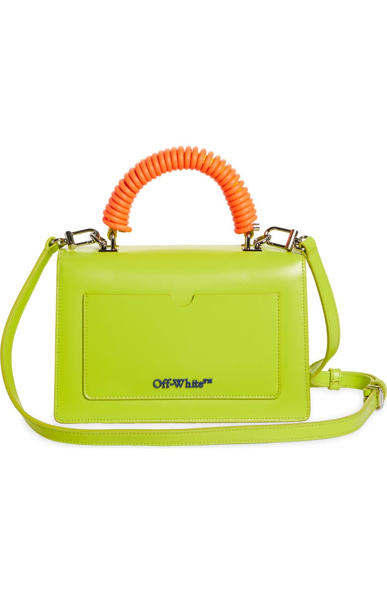 Off-White Jitney 1.4 Leather Top Handle Bag, Alternate, color,