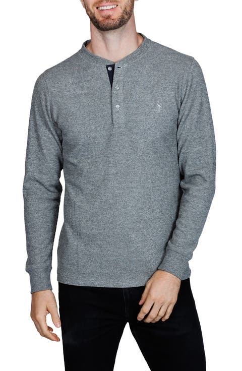 Cozy Waffle Knit Long Sleeve Henley