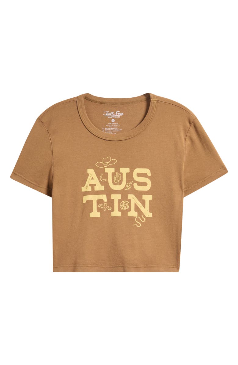 Junk Food Austin Cotton Graphic T-Shirt, Alternate, color, Toasted Coconut