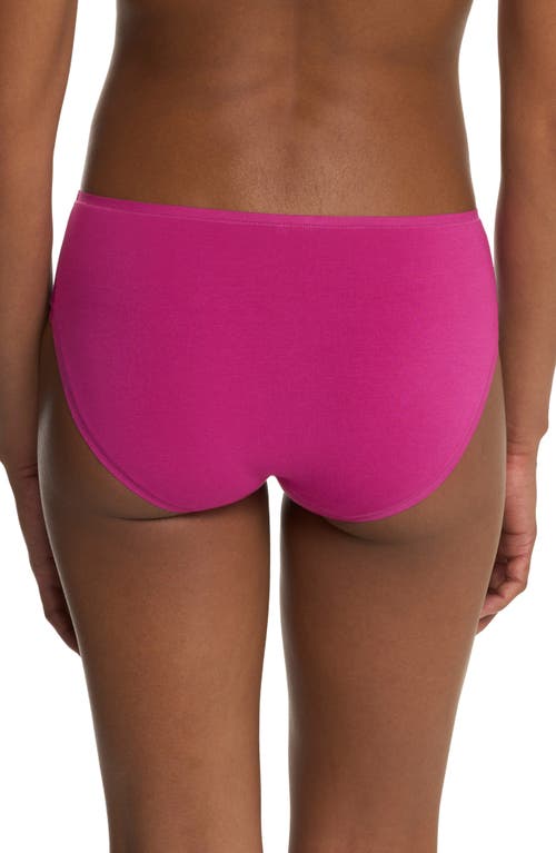 Natori Bliss Bare Cotton Hipster Briefs In Pink