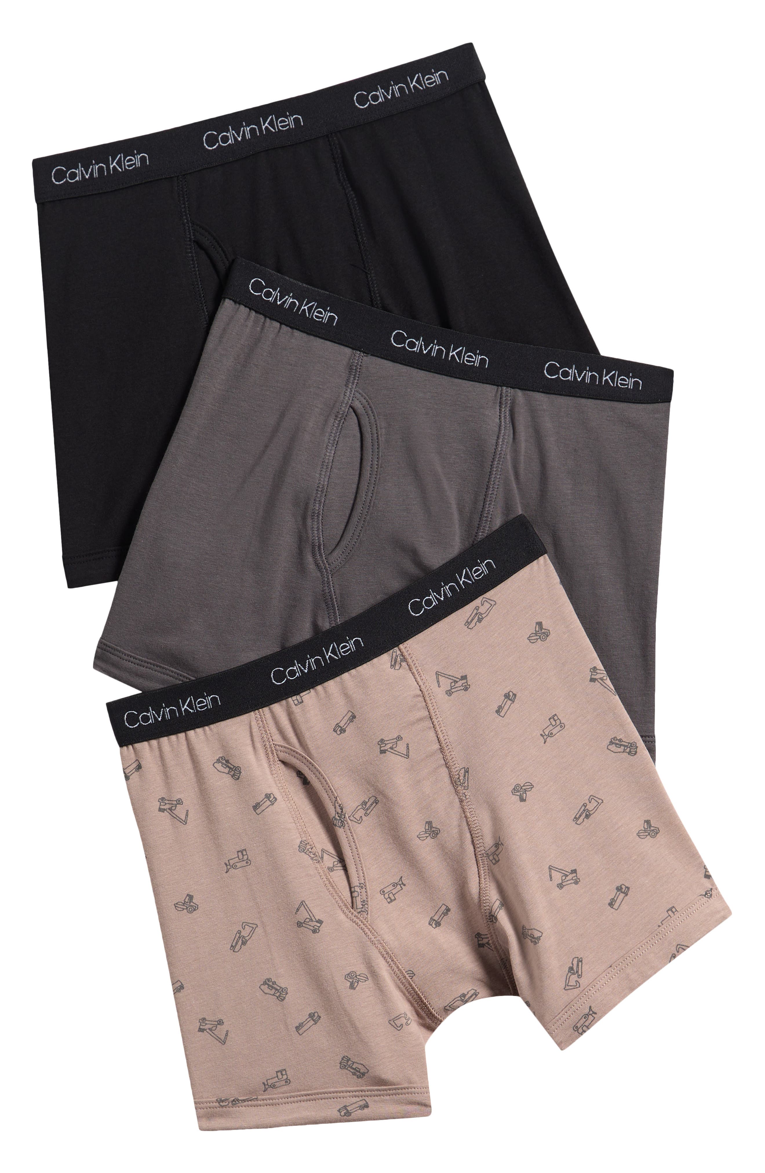 Calvin Klein Kids' Pack of Three Boxer Briefs