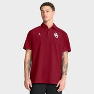Jordan Brand Men's Jordan Brand Crimson Oklahoma Sooners 2025 Coaches Sideline Polo