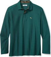 Tommy Bahama Vintage Vines Long Sleeve Five O'Clock IslandZone® Piqué Polo