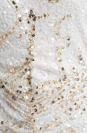 Embellished Sleeveless Evening Dress