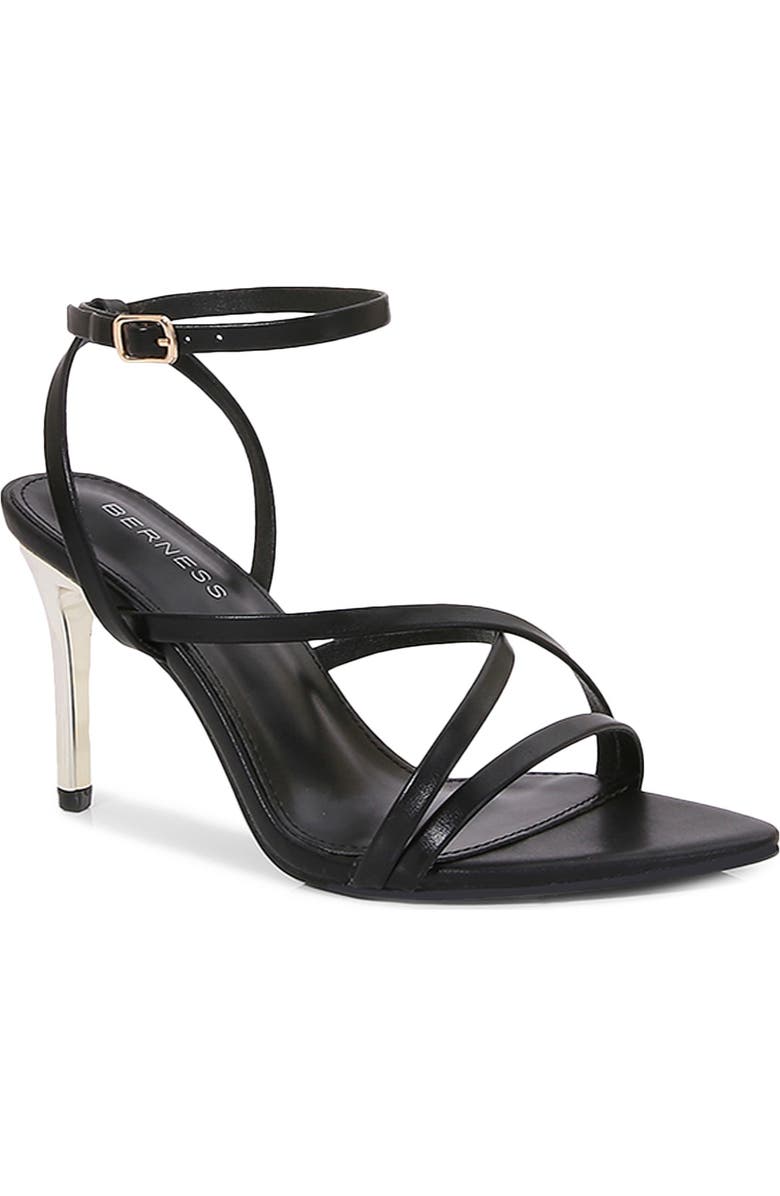 BERNESS Strappy Stiletto Sandal, Main, color, Black