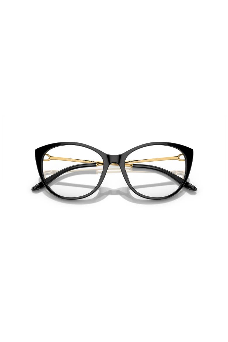 53mm Cat Eye optical glasses, Alternate, color, Black