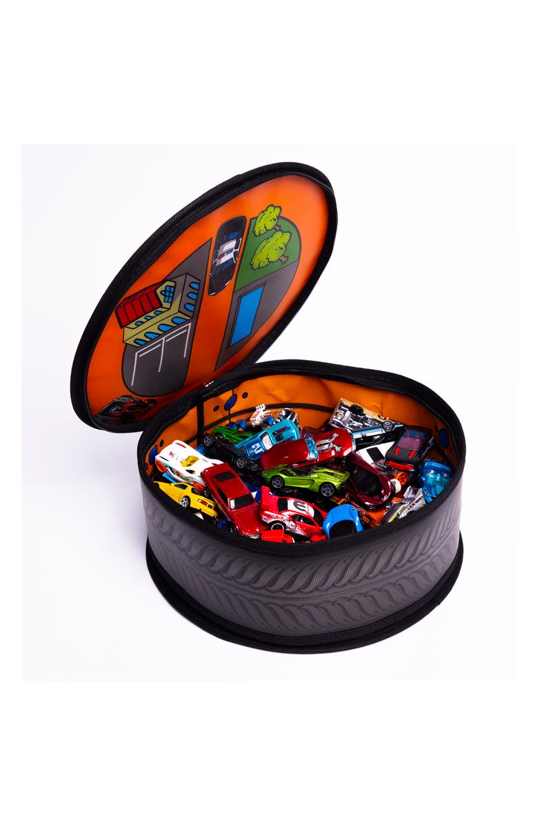 Tara Toy ZipBin Hot Wheels Wheelie Track Pack Storage Case & Racetrack Mat, Alternate, color,