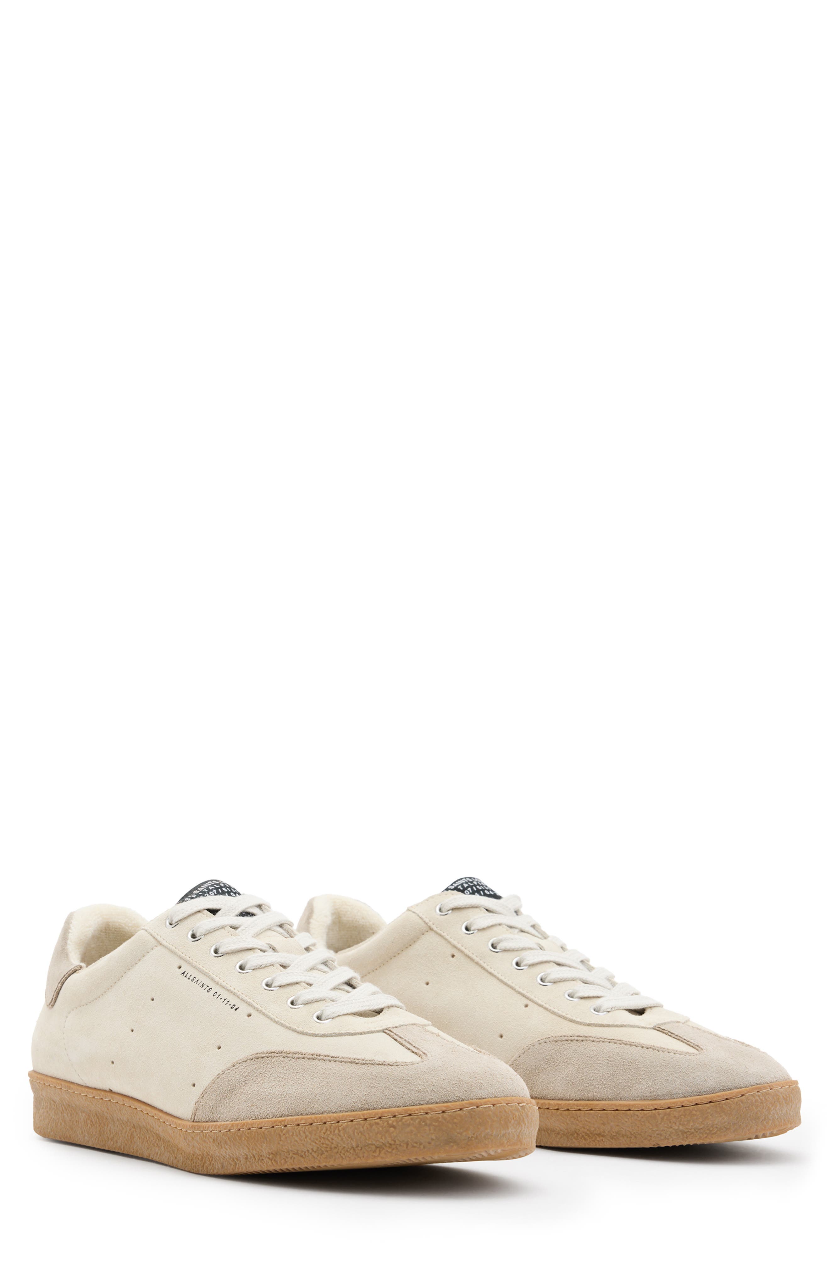 AllSaints Leo Suede Low Top Sneaker, Main, color, 