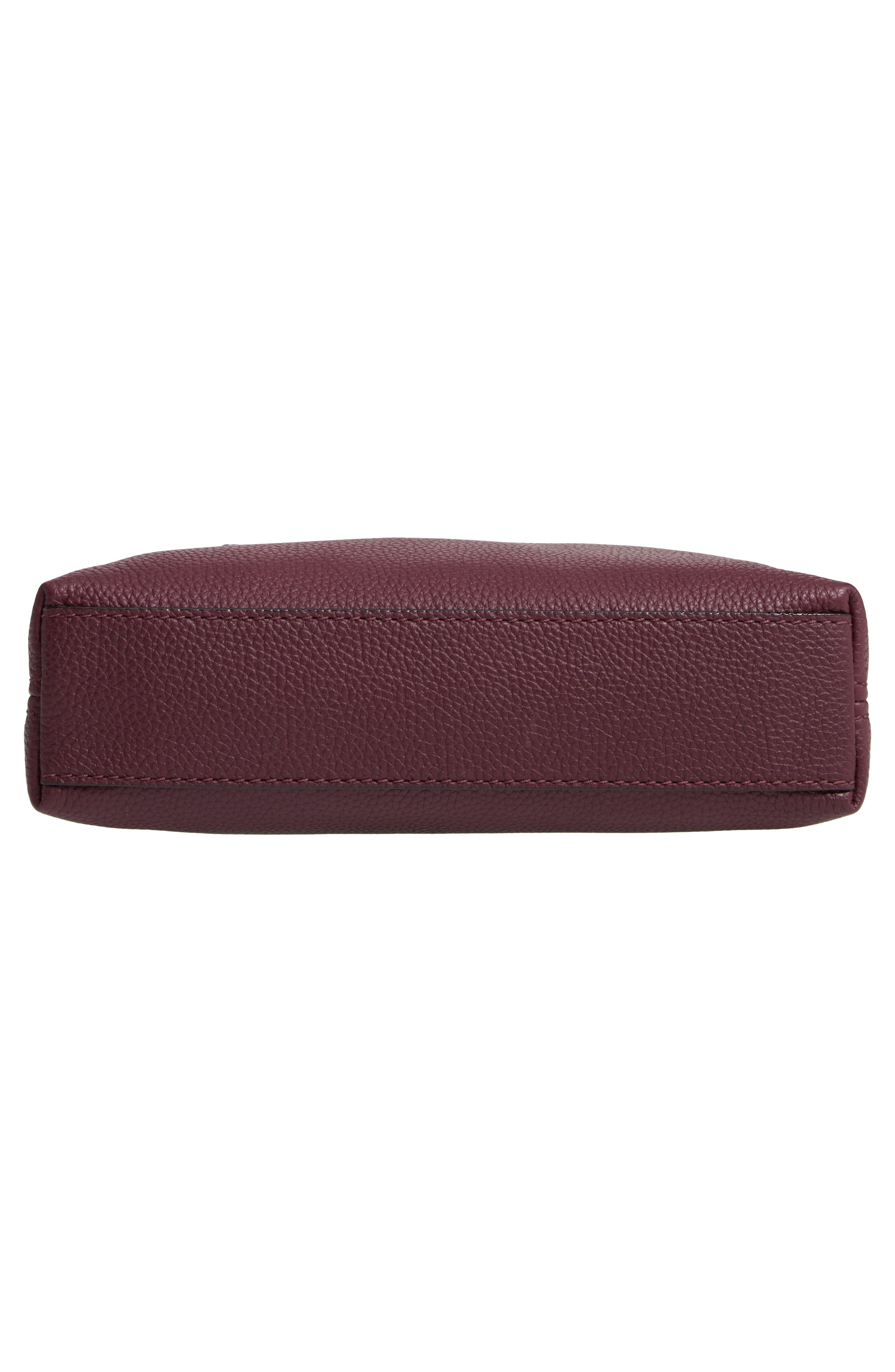jackson street - hayley leather satchel, Alternate, color, PLUM