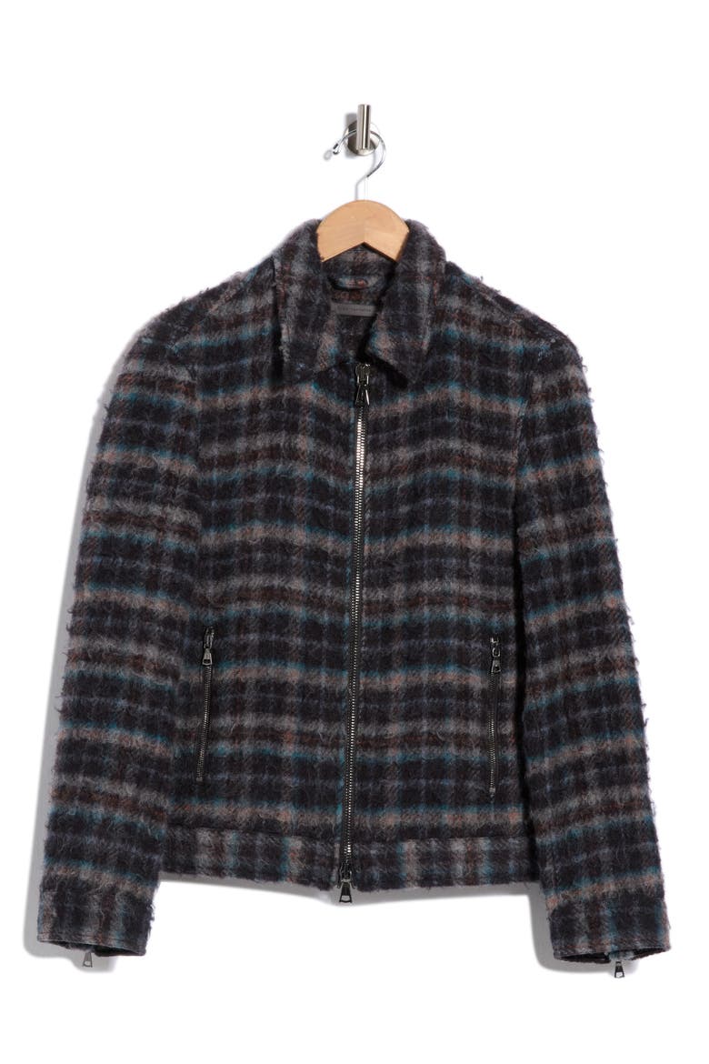 Slim Fit Virgin Wool Jacket, Main, color, ELECTRIC SKY BLUE