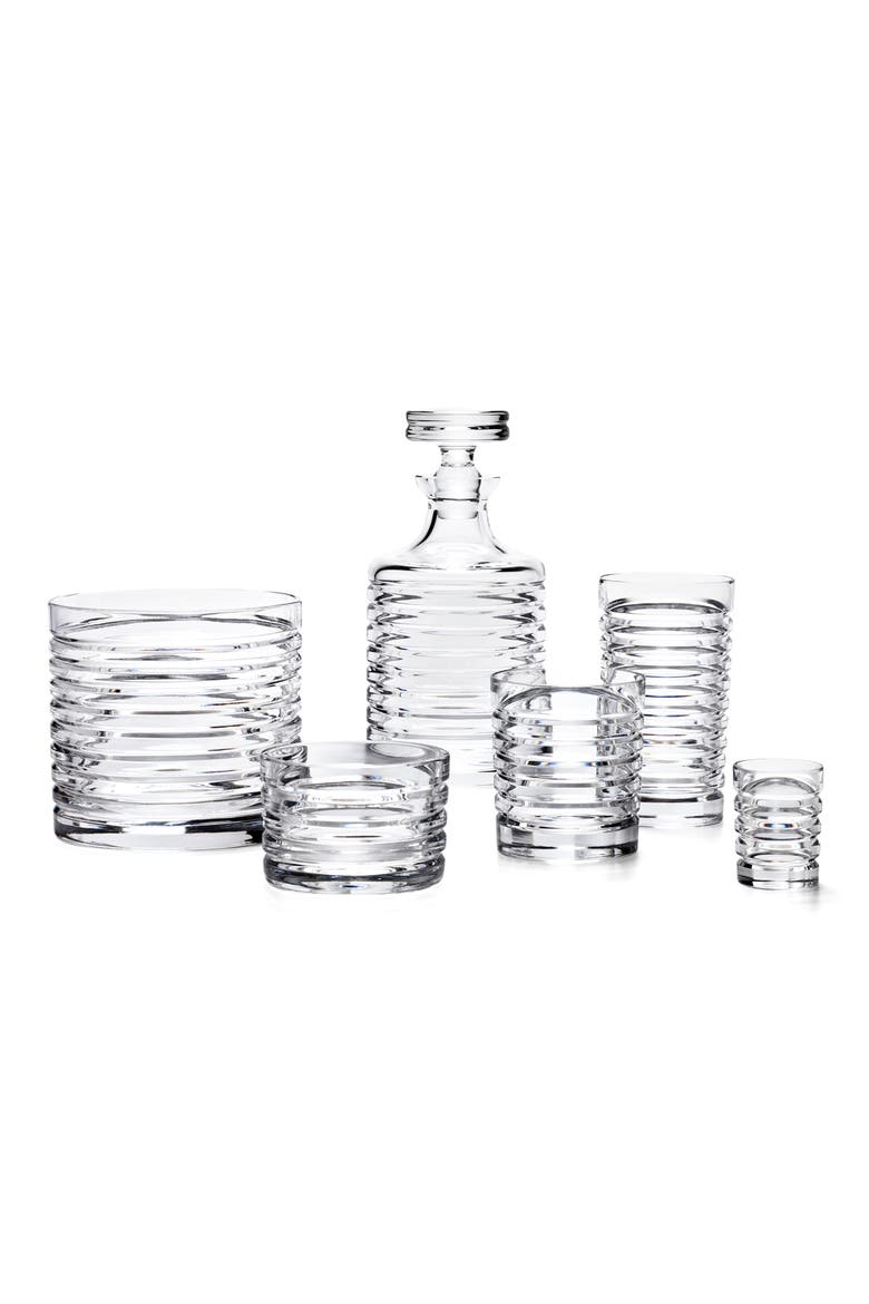 Metropolis Set of 2 Lead Crystal Highball Glasses, Alternate, color, CLEAR