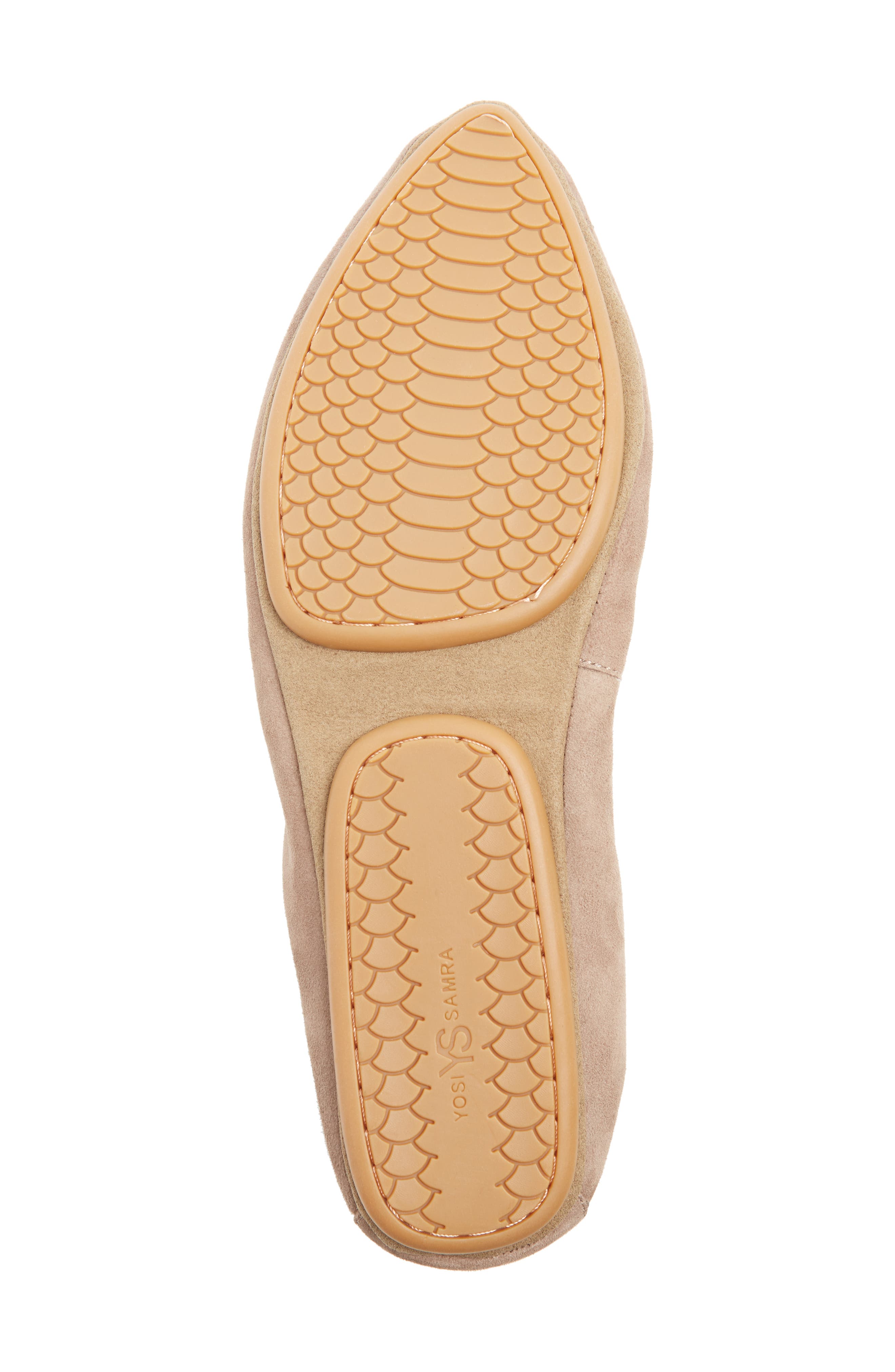 Vince Foldable Ballet Flat, Alternate, color, STONE SUEDE