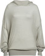 Rick Owens Hun Oversize Rib Cashmere Hoodie