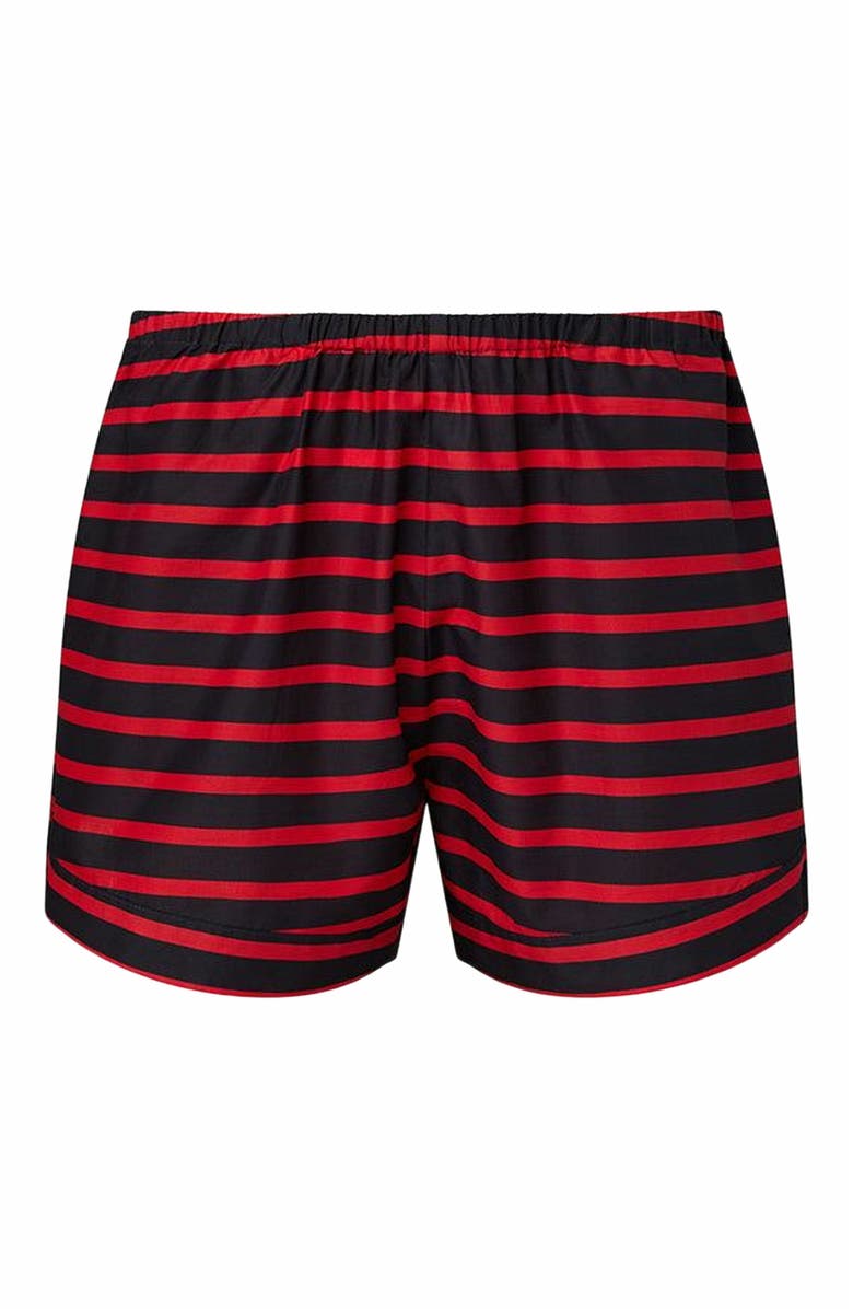 WeWoreWhat Pull On Beach Short, Main, color, Tr Red/Dk Navy