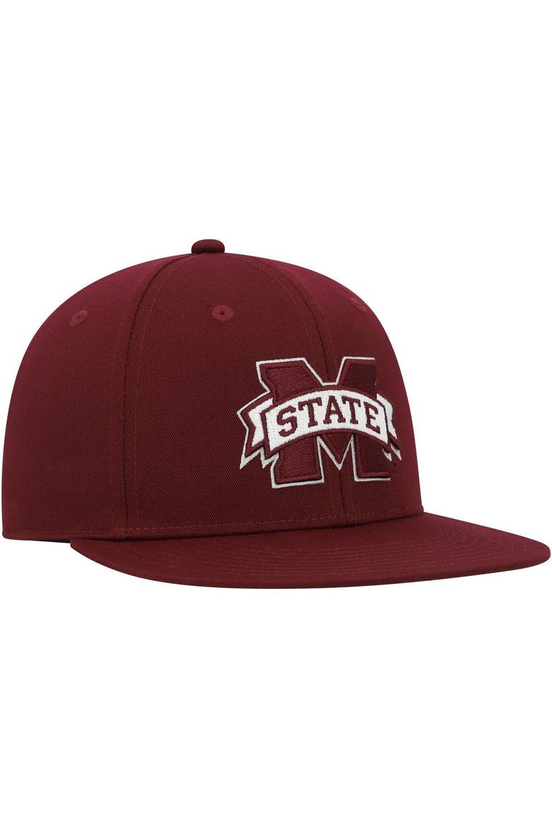 Men's adidas Maroon Mississippi State Bulldogs Sideline Snapback Hat, Alternate, color, Maroon