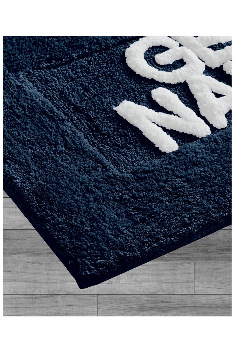 Bet Naked Bath Mat, Alternate, color, NAVY