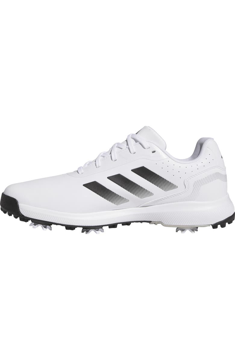 adidas Traxion Response Spikeless Golf Shoe, Alternate, color, White/ Black