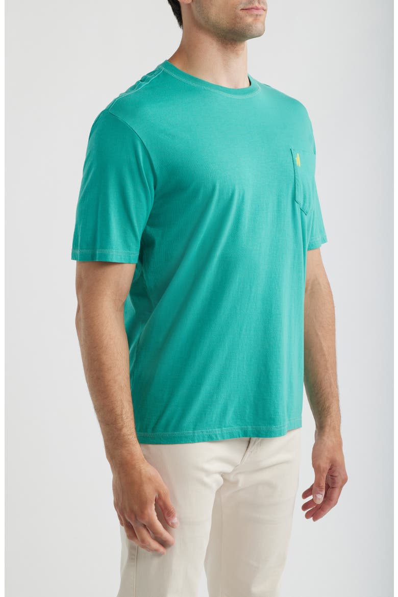 Wave Rider Cotton Blend Pocket T-Shirt, Alternate, color, SEAGLASS