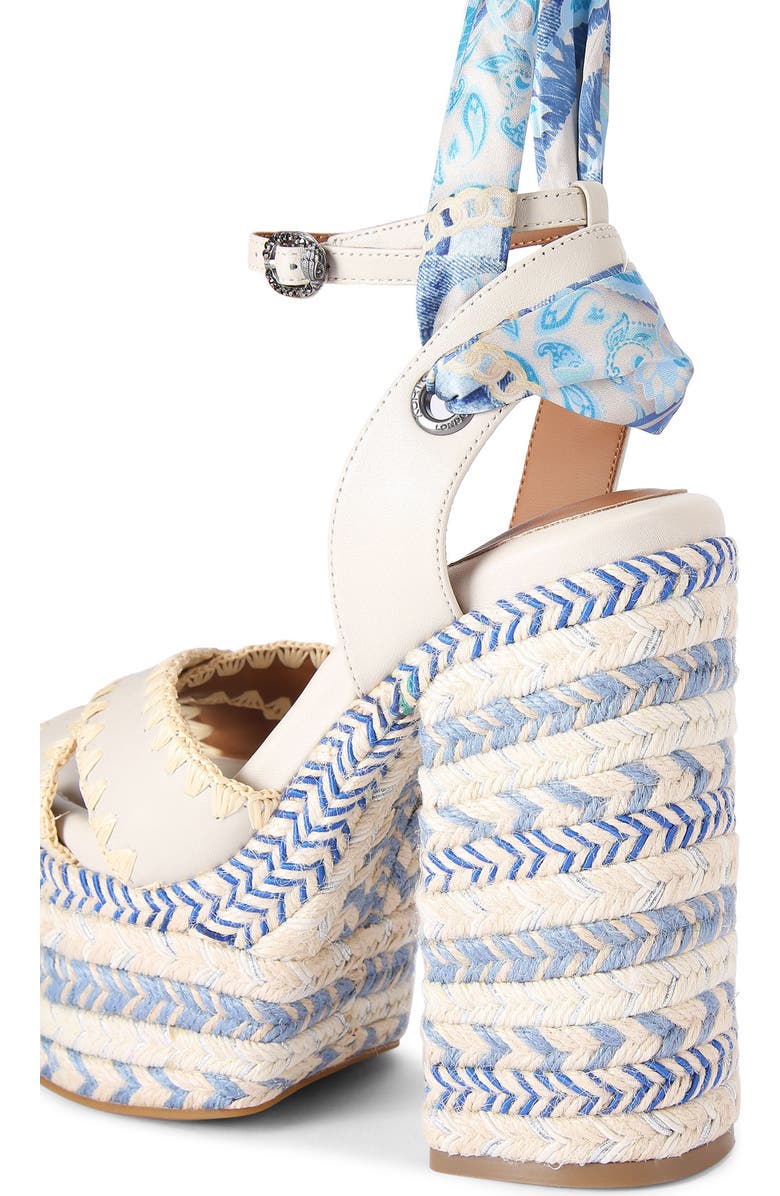 Kurt Geiger London Chelsea Scarf Platform Sandal, Alternate, color,