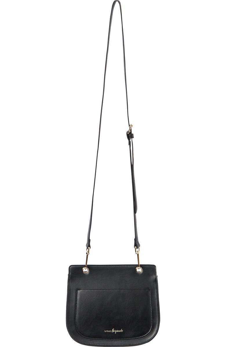 Urban Originals Darling Baby Croc Embossed Vegan Leather Crossbody Bag, Alternate, color,