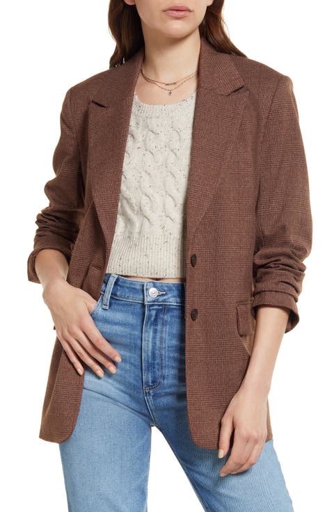 Glen Plaid Blazer