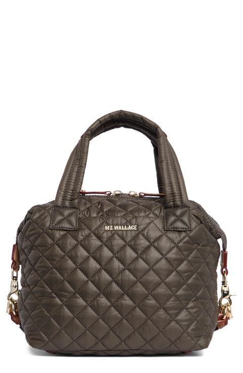 Small Sutton Deluxe Quilted Nylon Crossbody Bag
