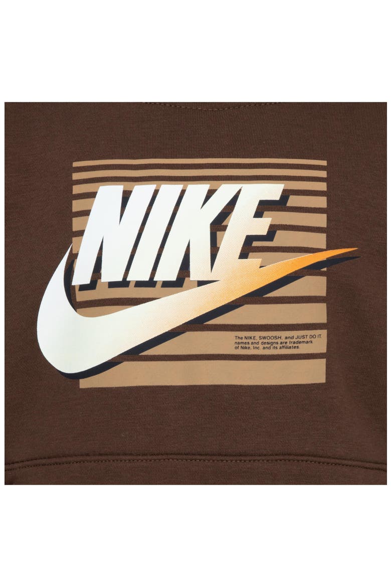 Kids' Gradient Futura Logo Pullover Hoodie & Joggers Set, Alternate, color, X2OCACAO W