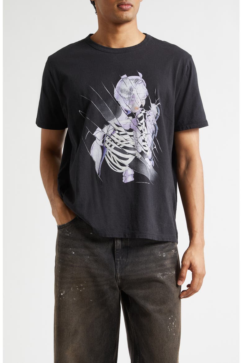 New Box Cybernetic Angel Graphic T-Shirt, Main, color, CYBERNETIC ANGEL PRINT
