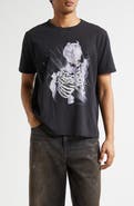 OUR LEGACY New Box Cybernetic Angel Graphic T-Shirt