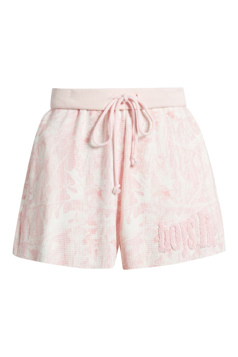 Manhunt Waffle Knit Drawstring Shorts, Alternate, color, PINK