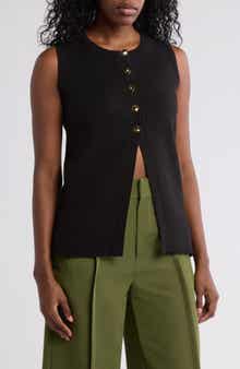 BY DESIGN Pandora Double Knit Sweater Vest