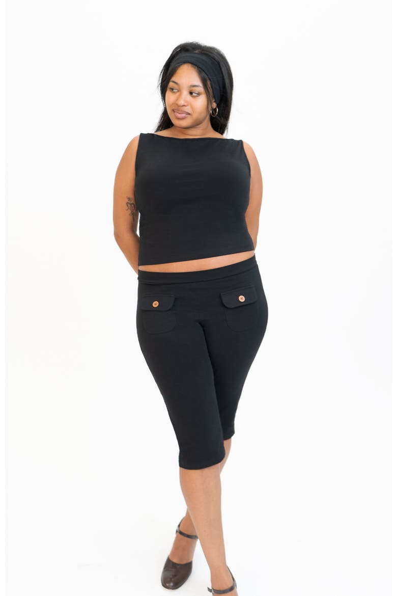 Sleeveless Top, Alternate, color, Black