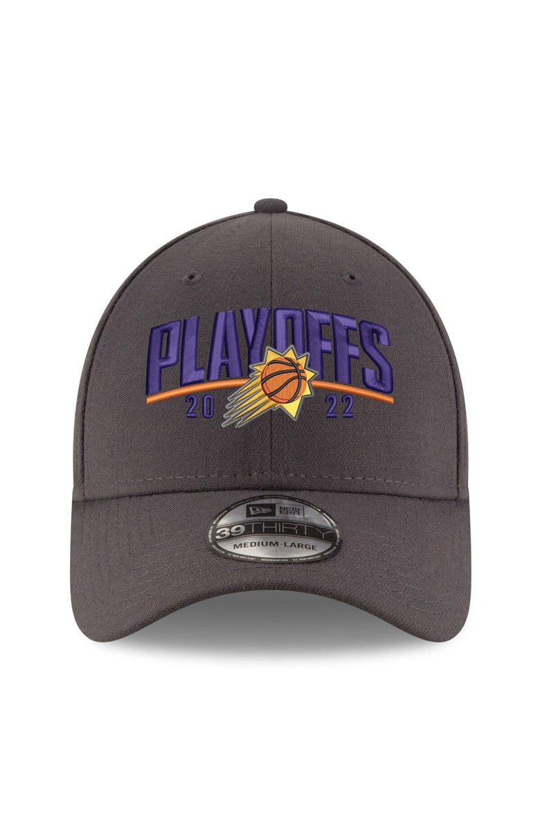 New Era Men's New Era Gray Phoenix Suns 2022 NBA Playoffs Arch 39THIRTY Flex Hat, Alternate, color, 