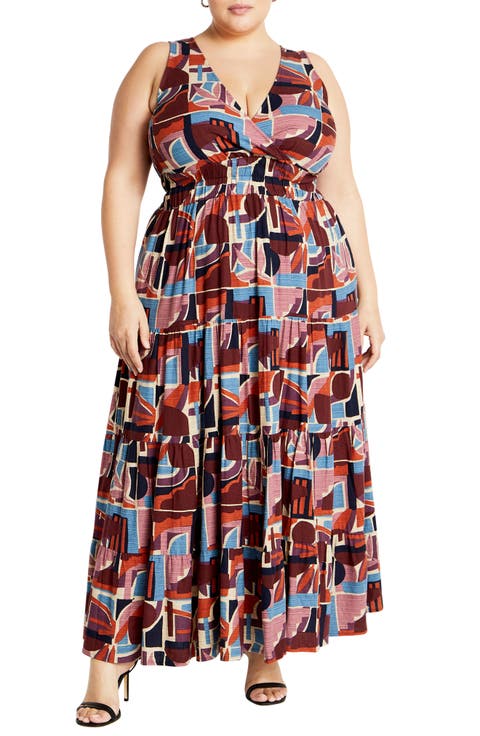 Amara Tie Back Dress (Plus)