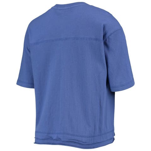 Women's Junk Food Royal Philadelphia 76ers Gradient Crop Top