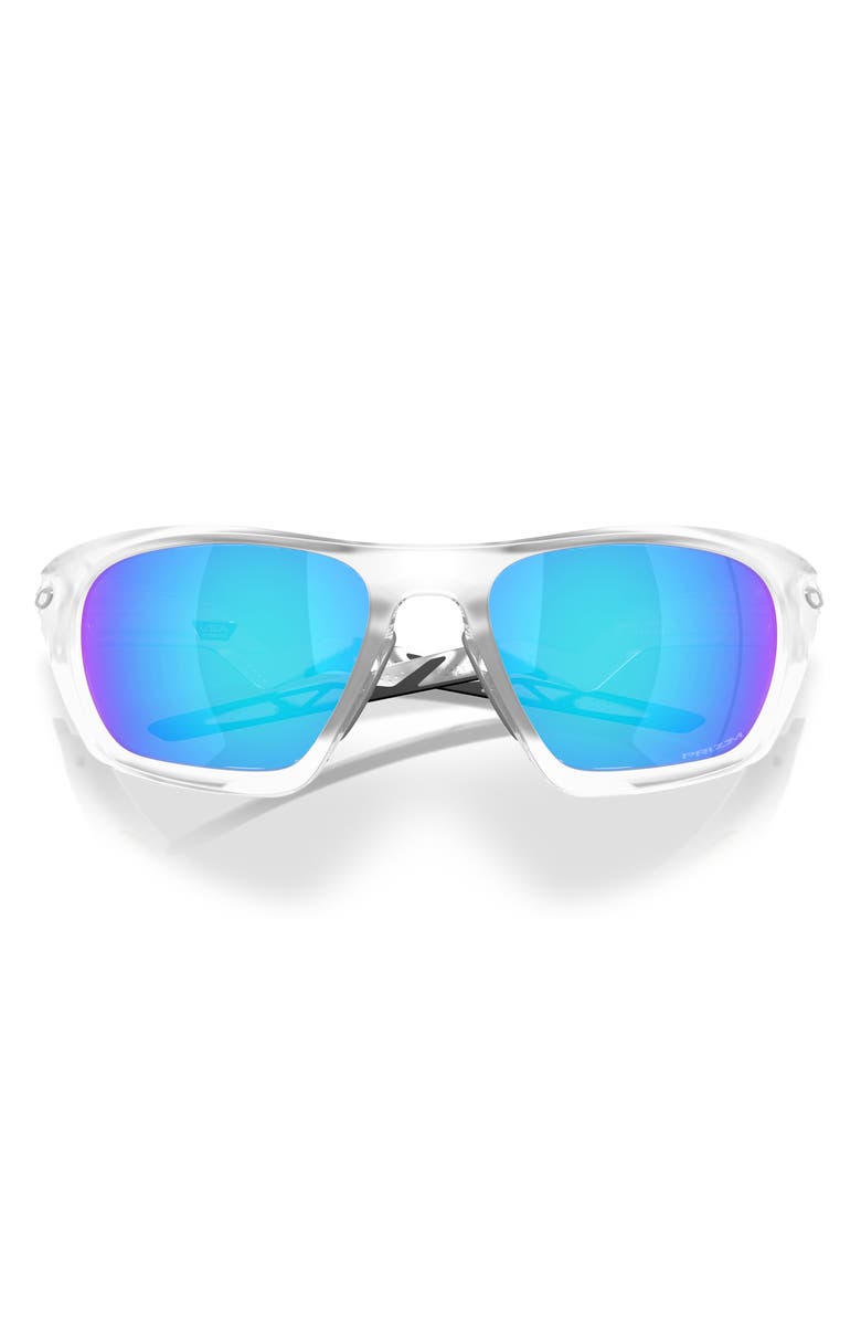Oakley Lateralis 60mm Prizm<sup>™</sup> Polarized Rectangular Sunglasses, Alternate, color, Sapphire