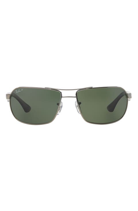 62mm Square Polarized Sunglasses
