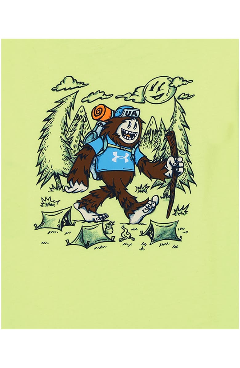 Under Armour Biggie Hike Graphic T-Shirt & Mesh Shorts Set, Alternate, color, Fade Green