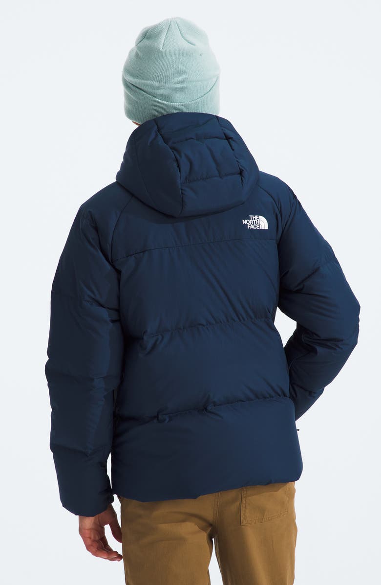 The North Face Kids' North 600-Fill-Power Down Hooded Jacket, Alternate, color, Summit Navy