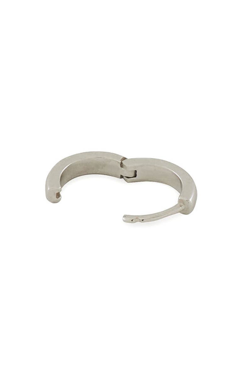 Serge DeNimes Single Sterling Silver Huggie Hoop Earring, Alternate, color, 